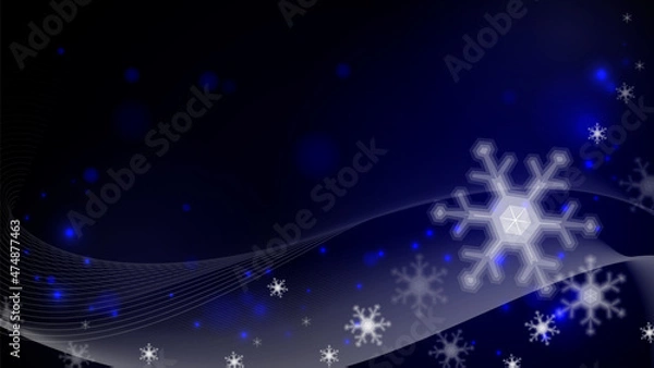 Obraz New Year's snowstorm