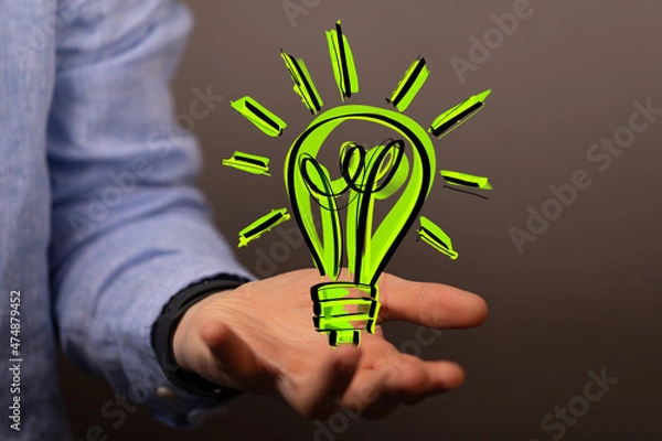 Fototapeta corporate social responsibility (CSR), environmental concept with copy spac