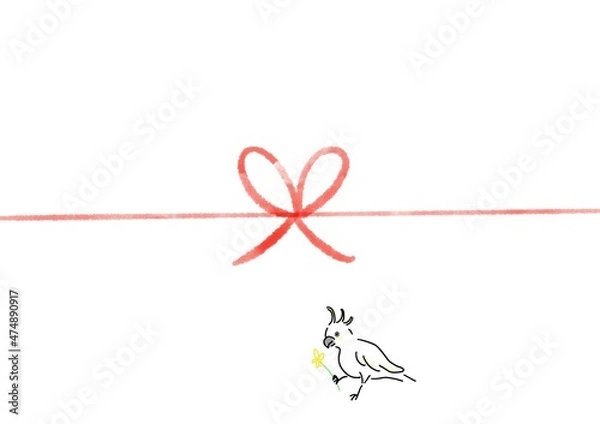 Obraz キバタンののし1