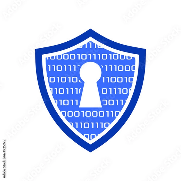 Fototapeta Digital Security Logo can be used for company, icon, and others.
