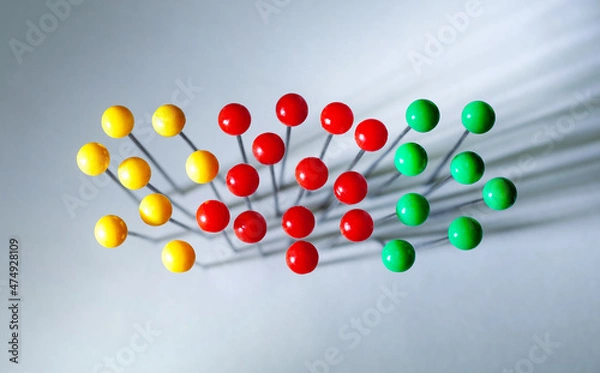 Fototapeta Konzept Ampelkoalition