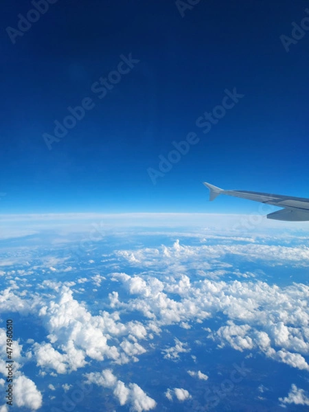 Obraz view from airplane window