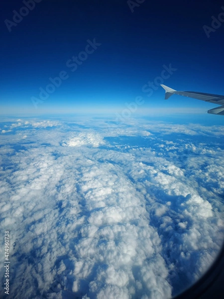 Obraz view from airplane window