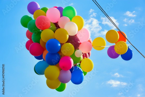 Obraz balloons against the sky