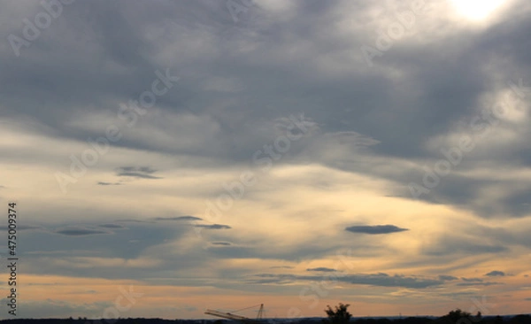 Fototapeta Evening Sky Replacement Texture