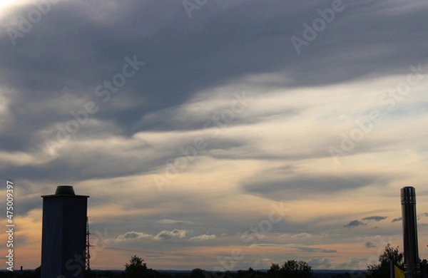 Fototapeta Evening Sky Replacement Texture