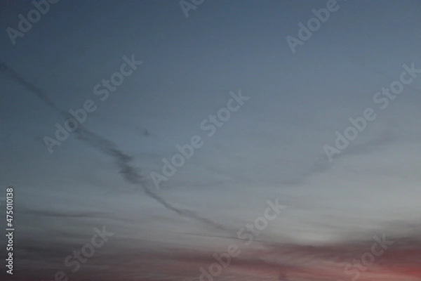 Fototapeta Evening Sky Replacement Texture