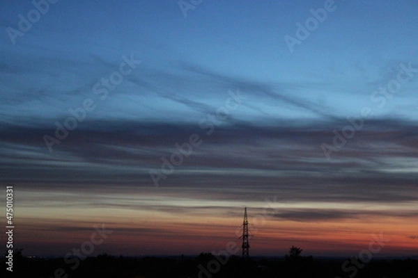 Fototapeta Evening Sky Replacement Texture