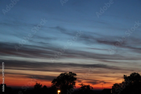 Fototapeta Evening Sky Replacement Texture