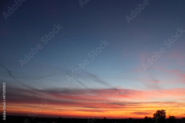 Fototapeta Evening Sky Replacement Texture