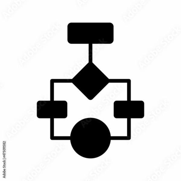 Fototapeta flow icon vector