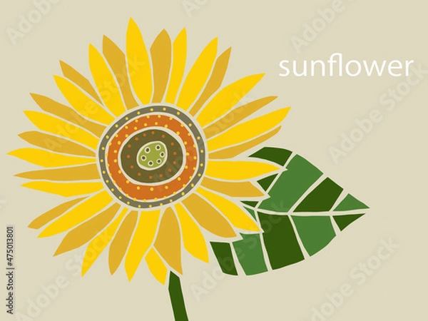 Obraz 花・向日葵