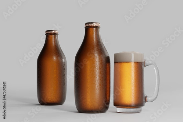 Fototapeta Cold Beer Bottle