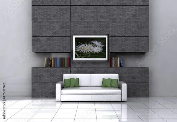 Fototapeta Design Couch in a modern room