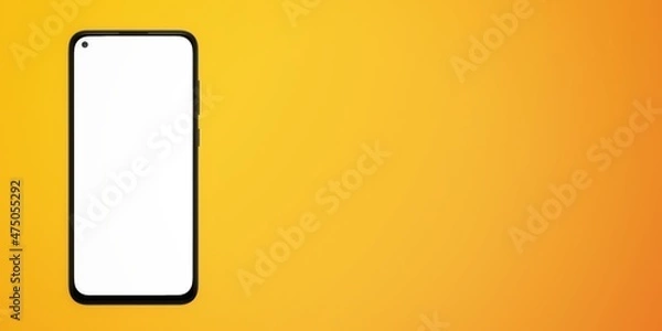 Fototapeta Mobile phone, Android phone,Smartphone blank screen