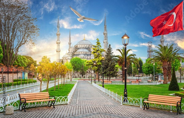 Obraz Sultanahmet Mosque or Blue Mosque in Istanbul