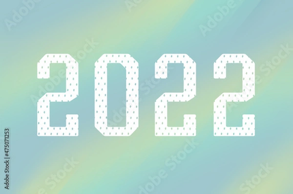 Obraz 2022 new year illustration