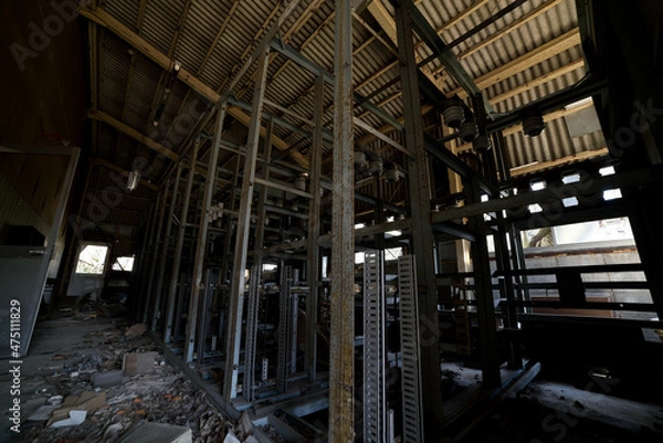 Fototapeta 工場の廃墟
