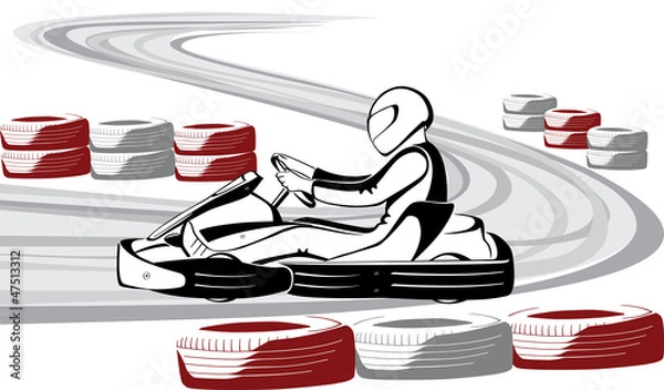 Fototapeta Go-kart