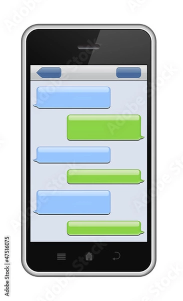 Fototapeta Mobile Conversation