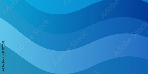 Fototapeta Light BLUE vector layout with circular arc.