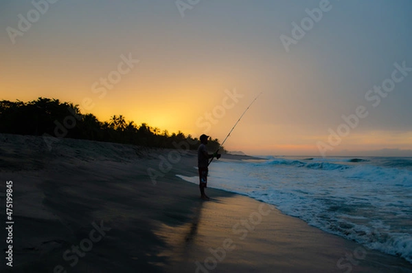 Obraz spinning fishing
