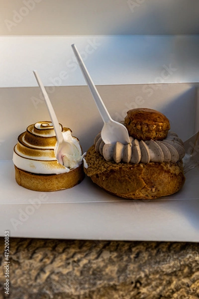 Obraz chocolate cake on plate