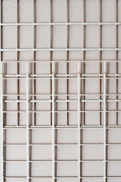 Obraz two wooden grids on paper