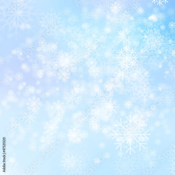 Fototapeta green field with the snow