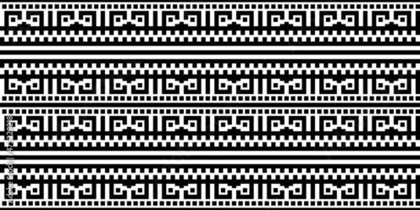 Fototapeta Seamless pattern,  geometric ethnic pattern, vector design