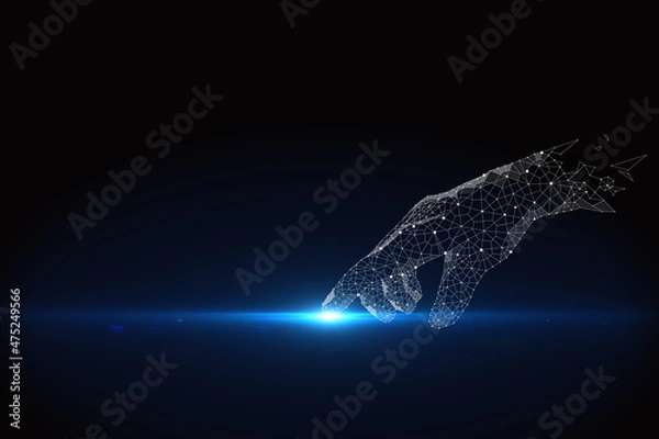 Obraz abstract light background