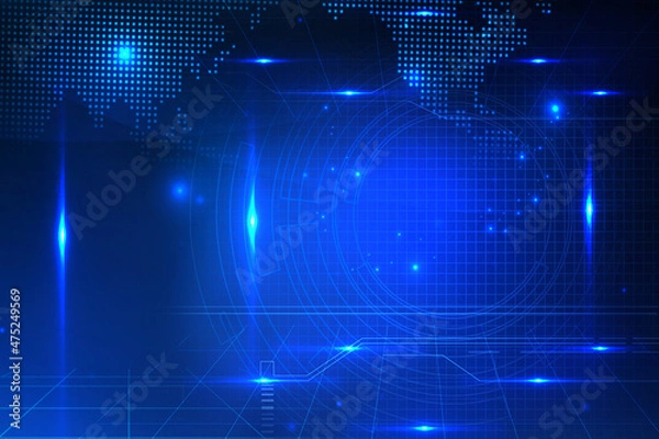 Obraz abstract technology background