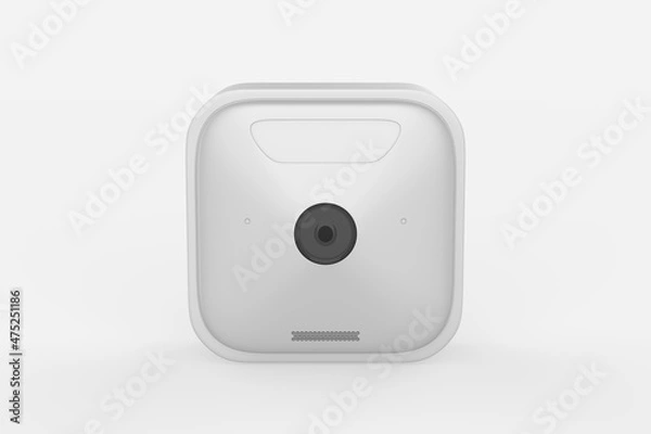 Fototapeta Introducing Blink Video Doorbell Outdoor camera system with Sync Module 2 Two-way audio, HD video, motion and chime app alerts. 3d illustration