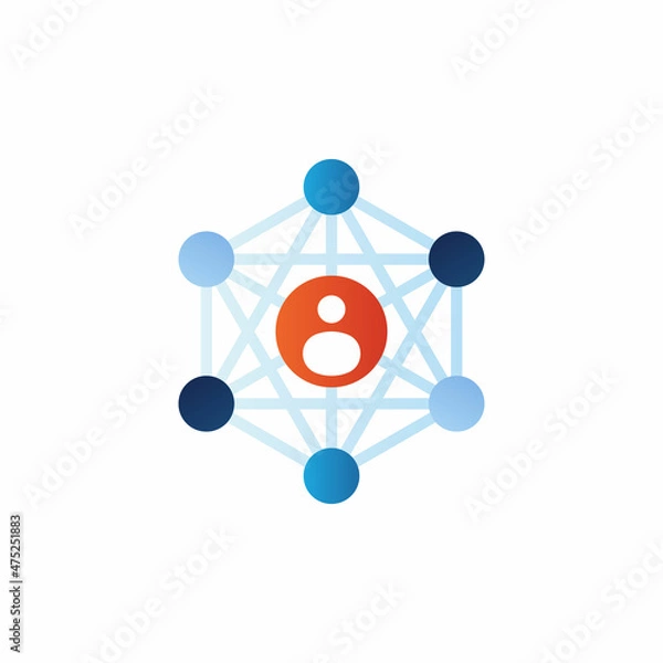 Obraz Social Network icon in vector. Logotype