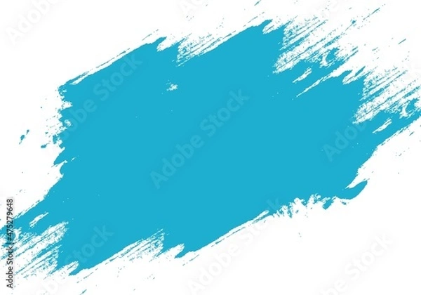 Obraz Modern blue grunge brush stroke texture