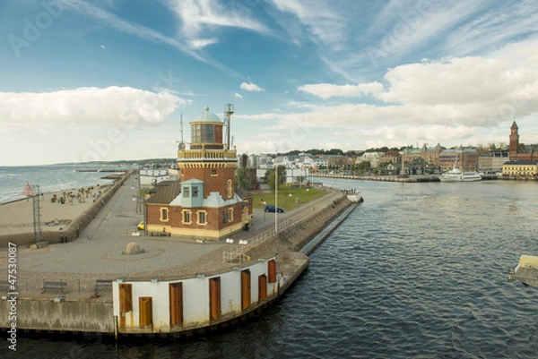 Obraz Helsinborg harbor