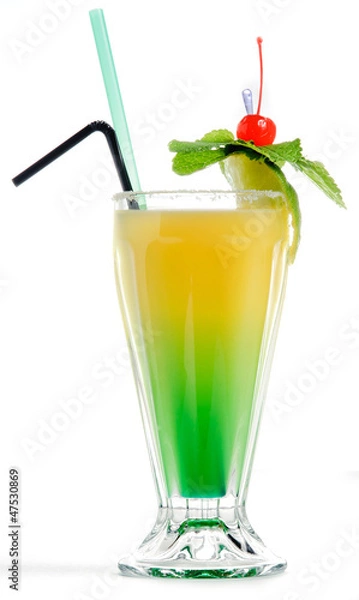 Obraz Yellow green cocktail