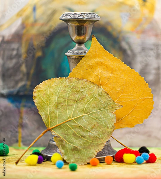 Fototapeta fancy fall leaves