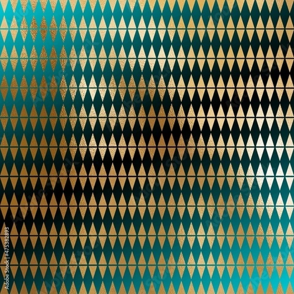 Obraz Pattern of diamond shapes arranged in rows, creating a visually appealing design. The pattern is consistent and repetitive, giving the image a wallpaper-like quality.