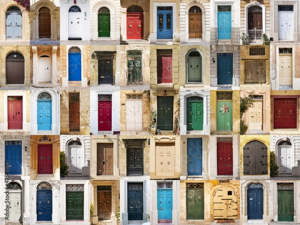 Obraz The doors from Malta