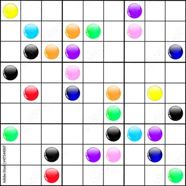 Obraz Sudoku couleurs