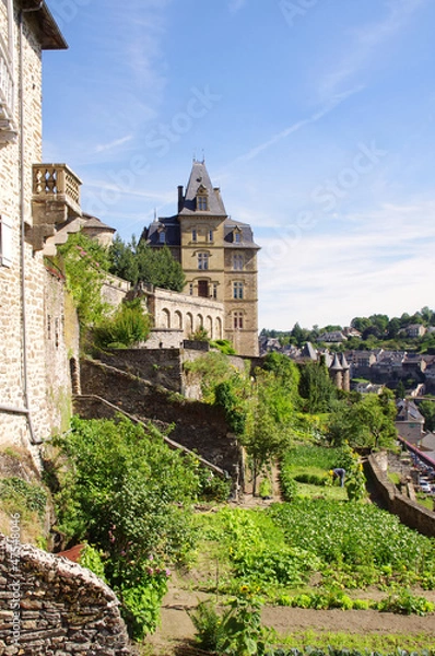 Fototapeta Uzerche, "perle du limousin"