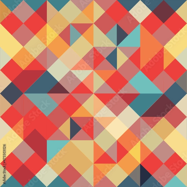 Obraz Geometry minimalistic artwork poster with simple shape and figure.
