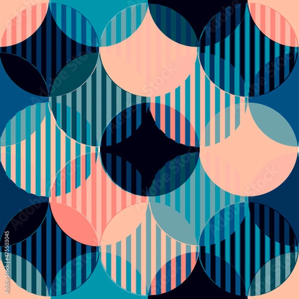 Obraz Geometry minimalistic artwork poster with simple shape and figure.