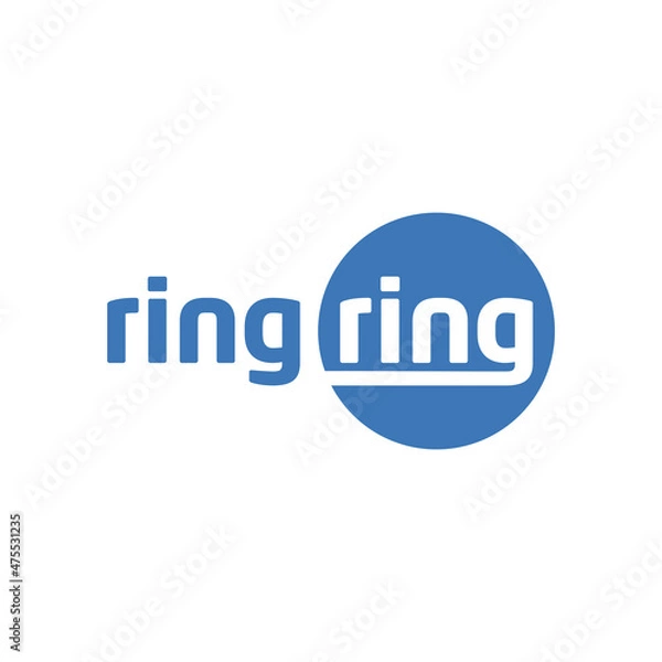 Obraz circle letter icon shape logo design 