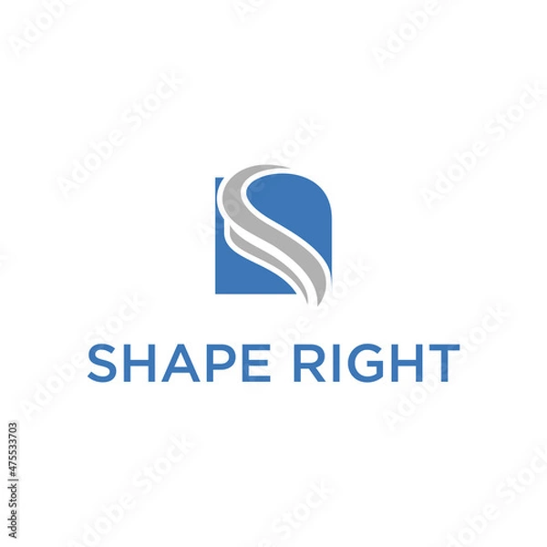 Obraz shape spa business logo design