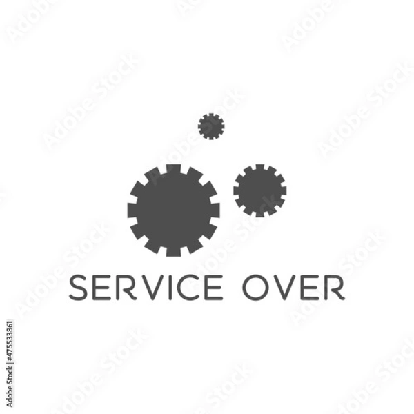 Obraz machine icon business logo design