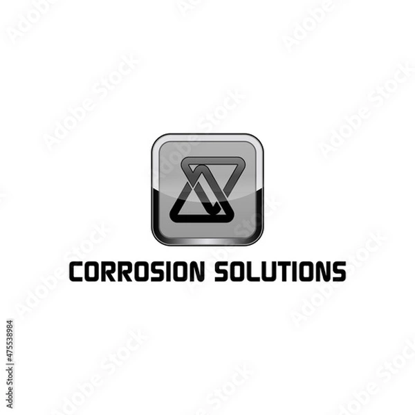 Obraz triangle shape business logo design