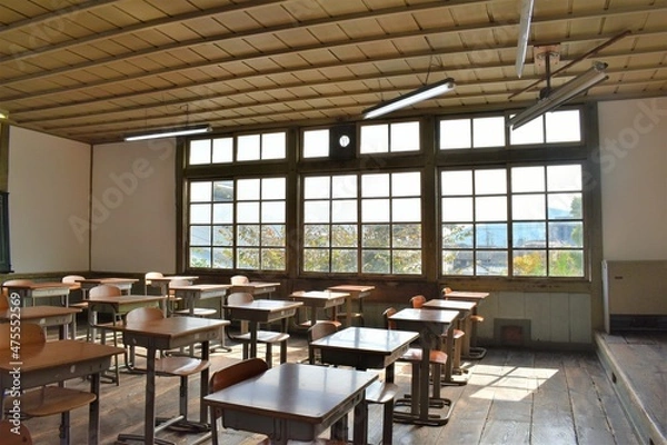 Obraz 小学校の教室