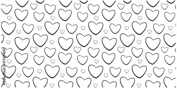 Obraz seamless pattern with hearts
